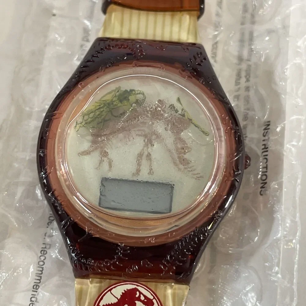 3pc Lot Lost World Jurassic Park Burger King Vtg Watch Collection Stego Techno